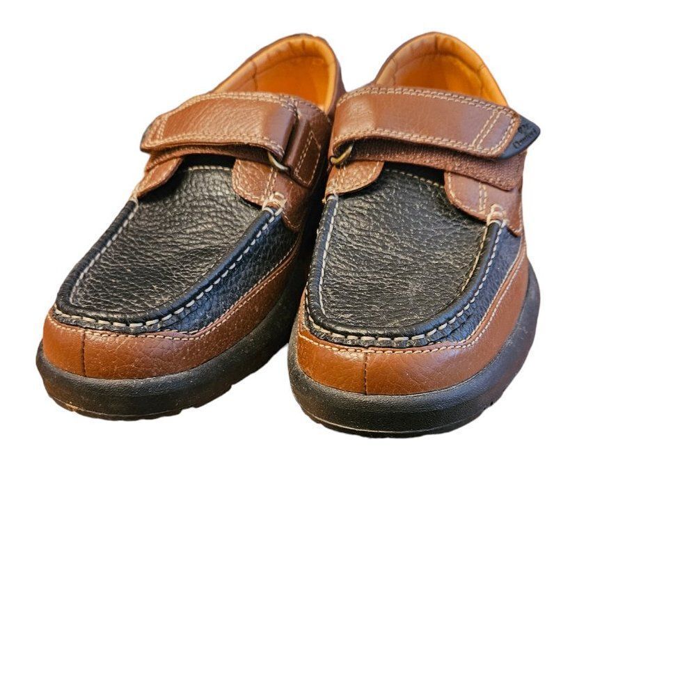 Dr.Comfort 9 Medium EX COND Black/Brown leather